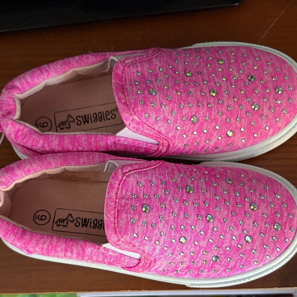 Swiggles Pink Sparkle Kids Sneakers